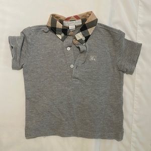 Burberry baby boys polo shirt